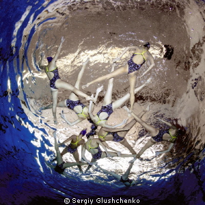 Synchronized swimming ... by Sergiy Glushchenko 